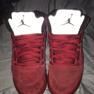 Jordan 5 Suede Red